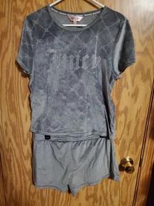 Juicy couture women's xl grey Sleepwear pajama set .  - Picture 1 of 4