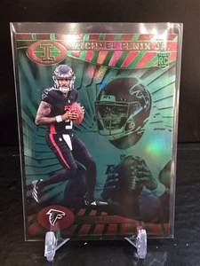 2024 Panini Illusions - Michael Penix Jr. #4 Trophy Collection Emerald (RC) - Picture 1 of 2