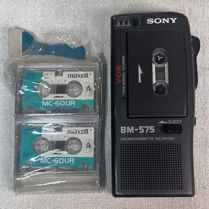 Grabadora de voz Sony M-560V microcassette ANTES voz clara - para piezas - Imagen 1 de 10