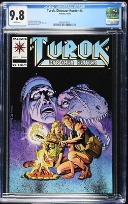 Turok 恐龙猎人 #4(Valiant 10/1993),CGC 9.8 近乎完好/完好 — 第 1/2 张图片