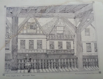 1872 CHESTER AS IT WAS by HOWSON & RIMMER 10 PLTS CHESTER CATHEDRAL THE WALLS ^ - Image 1 of 4