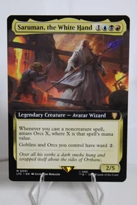 Saruman, la Mano Blanca (Arte Extendido) 91 Holo Inglés 34 - Imagen 1 de 2