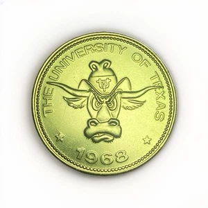 1968 Texas Longhorns Football Medaille Enco Humble Oil 35th Anniversary SWC Coin - Bild 1 von 10