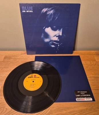 Blue Joni Mitchell 180 Gram Pressing w/ Insert Rhino Records Vinyl LP - Image 1 of 4