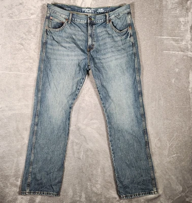 Wrangler Retro Jeans Men's 39X33 (Tag 38X32) Slim Straight Blue Western Classic - Image 1 of 4