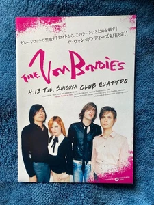 The VON BONDIES Japan 2004 LIVE Konzert Mini-Poster PAWN SHOPPE HEART neuwertig RAR! - Bild 1 von 2