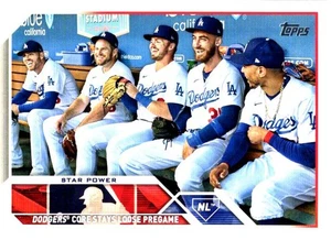 2023 Topps #113 Star Power Los Angeles Dodgers Baseball Card - Picture 1 of 2