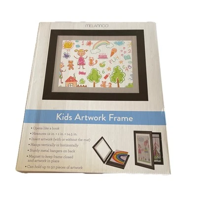 Marcos de arte para niños 8x10,5 marco de exhibición de arte dibujo cartera marco de almacenamiento Foto 1 de 4