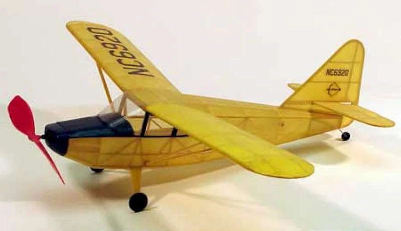 17-1/2" Wingspan Stinson Voyager Rubber Pwd Aircraft Laser Cut Kit - Image 1 of 1