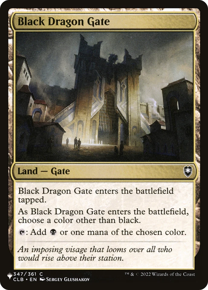 Black Dragon Gate #347 | Near Mint | The List Magic MTG - Image 1 of 1