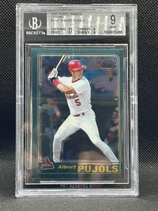 2001 Topps Traded Chrome Albert Pujols Rookie #T247 BGS 9 - Bild 1 von 2