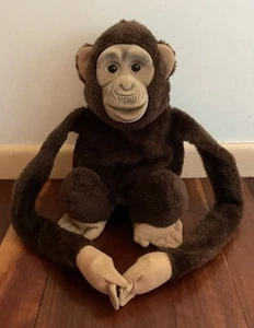 Hand Puppet Chimpanzee Monkey Larger Size Plush - Picture 1 of 13