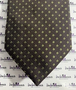 Banana Republic Krawatte braun mit grünen Tupfen 3,25 Zoll (neu ohne Etikett) - Bild 1 von 3