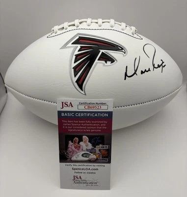 Matt Ryan Signed Autographed Atlanta Falcons Logo Football Full Size MVP JSA COA - Image 1 of 4