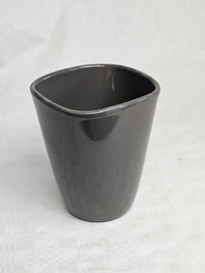 ÜBERTOPF  PFLANZEN für GRÜN-& BLÜHPFLANZEN KERAMIK STEINGUT 11,5 cm grau Glanz - Bild 1 von 4