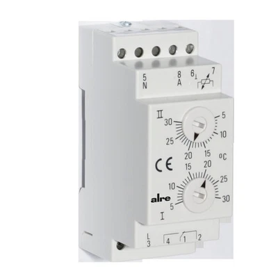 ALRE-IT HUTSCHIENENREGLER RAUMTEMPERATURREGLER Alre-it Hutschienenregler ITR 79.600 Raumtemperaturregler D4780508
