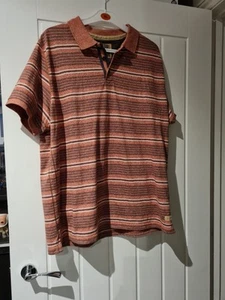Mens striped - t-shirt - size XL - red - north coast - Picture 1 of 4