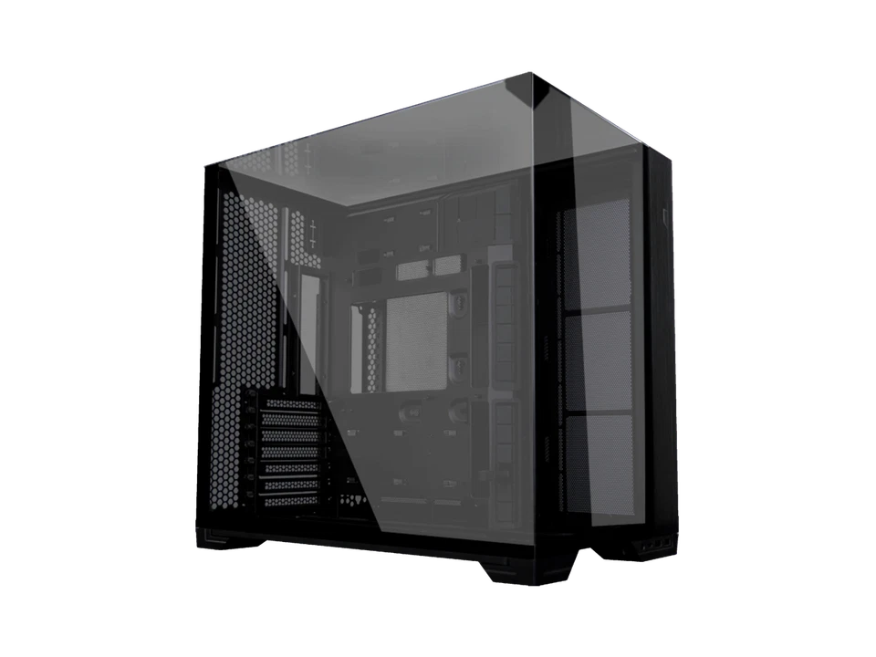 LIAN LI O11 vision compact black  color Aluminum / Steel / Tempered Glass ATX Mi - Image 1 of 4