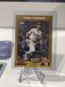 2024 Topps Boomers Baseball Trea Turner /149 #82 - Bild 1 von 2