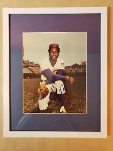 Gerahmtes 4x NL Batting Champ Bill Mad Dog Madlock Cubs signiertes Baseballfoto SCSOA - Bild 1 von 21