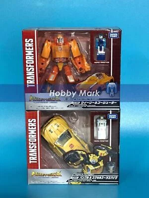 Takara Tomy Transformers Legends LG29 Wheelie & Goshooter LG54 Bumblebee Spike - Image 1 of 2