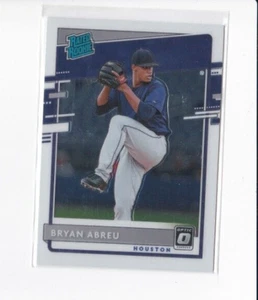 BRYAN ABREU 2020 PANINI DONRUSS OPTIC BASEBALL ROOKIE CARD-SHIPS FREE - Picture 1 of 24