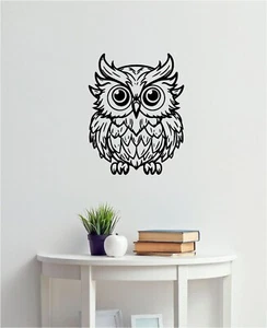 Adesivo murale vinile design decorativo unico arte notturna gufo saggezza - Foto 1 di 12