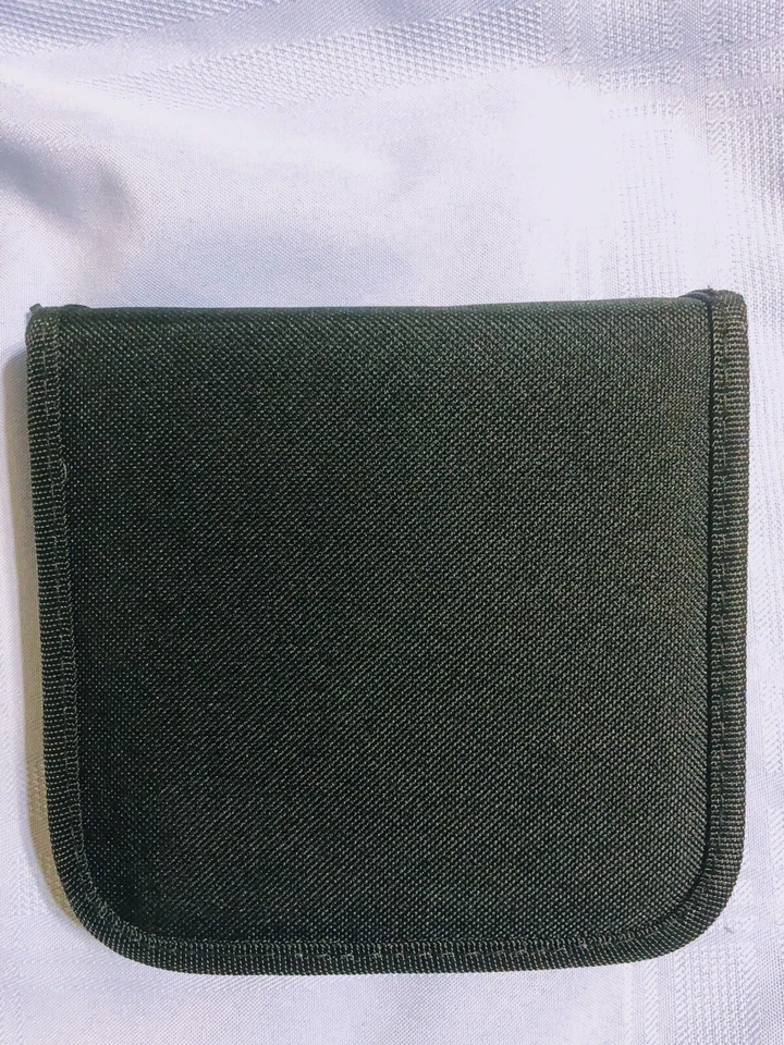 Black Case CD/DVD/Blu-Ray Wallet 24-Disc Case Storage - Image 1 of 1