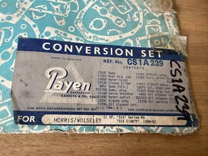 Morris MS, Wolesey6/80 Conversion Gasket Set 1949/53 2215cc - Picture 1 of 4