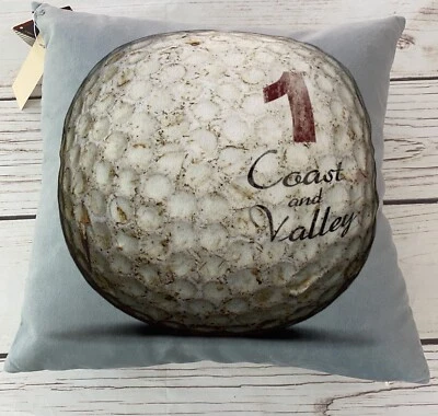 Almohada de golf nueva con etiquetas Coast & Valley Villa Capri A World Traveler Collection Foto 1 de 4