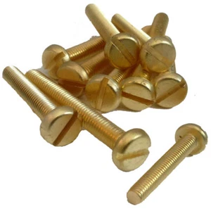 Tornillos de máquina ranurados de latón varios tamaños métricos (cabaña de herramientas) - Imagen 1 de 1