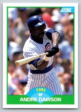 1989  Score #2 Andre Dawson Chicago Cubs