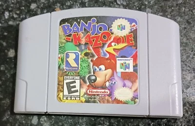 Banjo Kazooie - Authentic N64 Nintendo 64 Console  Cartridge Game - Image 1 of 2