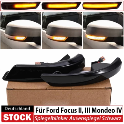 2 frecce laterali specchietti per Ford Focus II, III Van Turnier Mondeo IV BA - Immagine 1 di 4