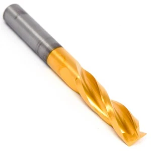 METAL REMOVAL Carbide Drill 3/8" 150° 3FL TiN M14513 - Picture 1 of 1