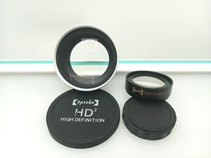 LOT Telephoto Camera Lens Opteka 2.2x High Definition II HD2 52mm w/ 10x Macro - Picture 1 of 14