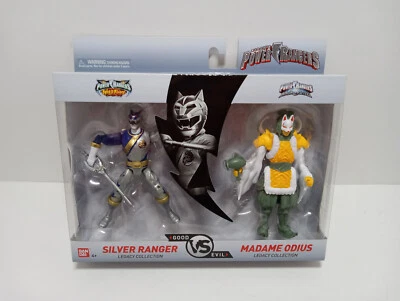 PACK DE 2 FIGURAS POWER RANGERS WILD FORCE SILVER RANGER + MADAME ODIUS 2018 BANDAI Foto 1 de 4