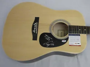 FLORIDA GEORGIA LINE SIGNED ACOUSTIC GUITAR PSA/DNA COA T18379 FGL CRUISE STAY - Picture 1 of 3