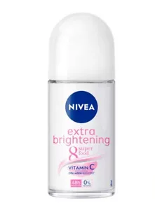 Nivea Desodorante Roll On Extra Brightening 48Hrs Suave Apriete Poros 25,50 ml - Imagen 1 de 3