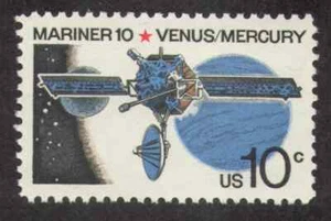 US. 1557. Mariner 10, Venus y Mercurio, edición espacial. MNH. 1975 - Imagen 1 de 1