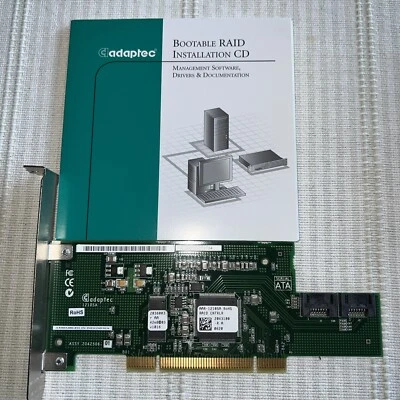 Adaptec AAR-1210SA PCI Server Raid Controller Card - Image 1 of 4