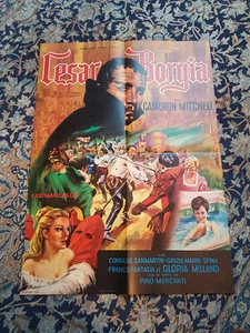 Poster 1963 CESAR BORGIA 60x80 HÄNDLER, CAMERON MITCHELL / Illust. MASCII - Bild 1 von 1