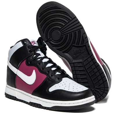 Nike Dunk Zapatos Altos Negro Summit Blanco Palo de Rosa DD1869-005 Multi Tallas NUEVO Foto 1 de 4