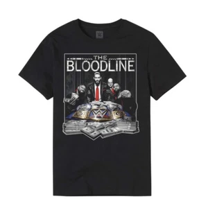 WWESHOP AUTHENTIC Bloodline Black Usos Roman Reigns MEDIUM T SHIRT M SOLD OUT - Picture 1 of 2