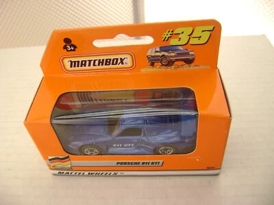1999 MATCHBOX SUPERFAST #35 AZUL PORSCHE 911 GT1 NOVO NA CAIXA - Imagem 1 de 3