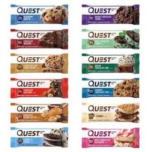 Quest Nutrition Bars 12x60g High Protein High Fiber Bars Low Sugar Bars - Picture 1 of 14