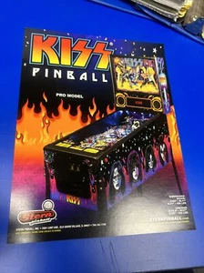 Máquina de Pinball Stern KISS PRO MODEL Flyer - Original - Imagen 1 de 2