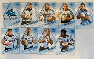2018 NRL TRADERS: 9x SHARKS CARDS - Picture 1 of 2