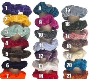 Scrunchie velluto gomma per capelli treccia gomma per capelli decorazione per capelli copricapo - Foto 1 di 22