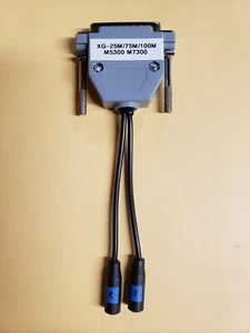 Harris M5300 M7300 XG-25M XG-75M XG-100M Double Speaker Cable DB44 - 3.5mm NEW - Picture 1 of 5